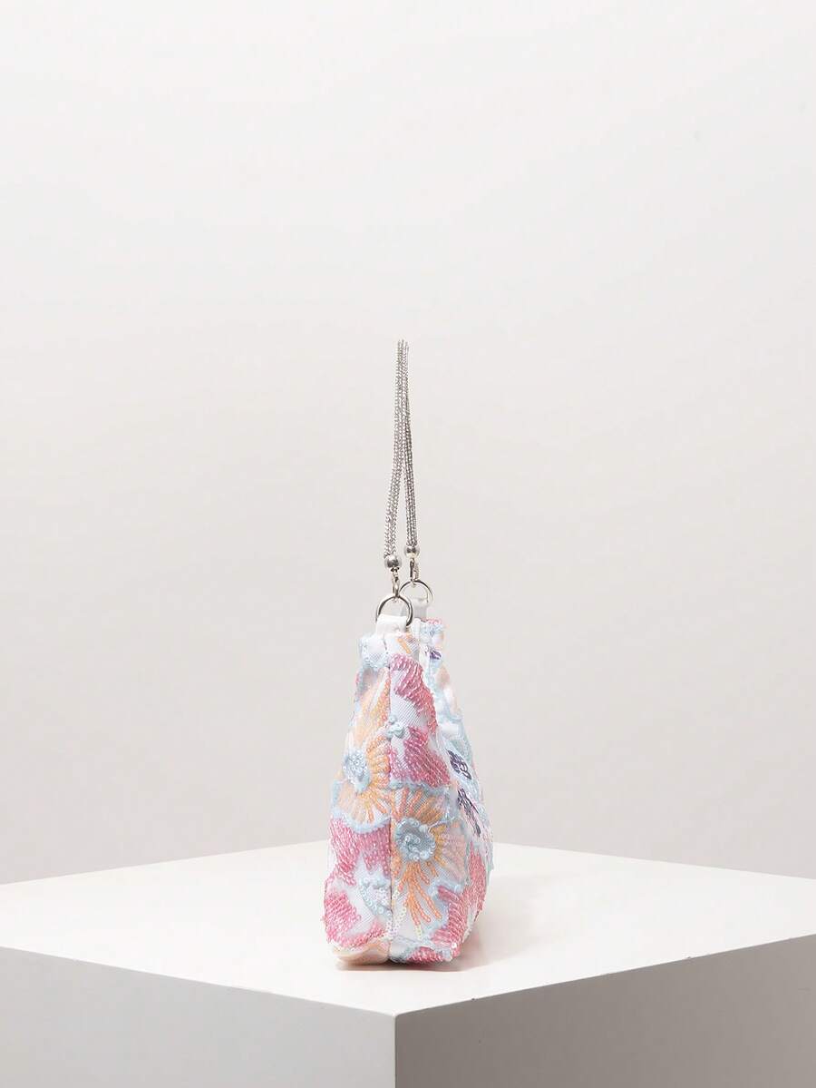 Random Pattern Shoulder Bag, Sequin Bag