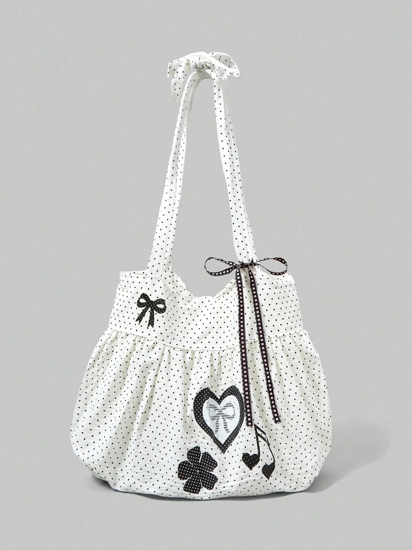 ROMWE Anime Vintage Crossbody Tote