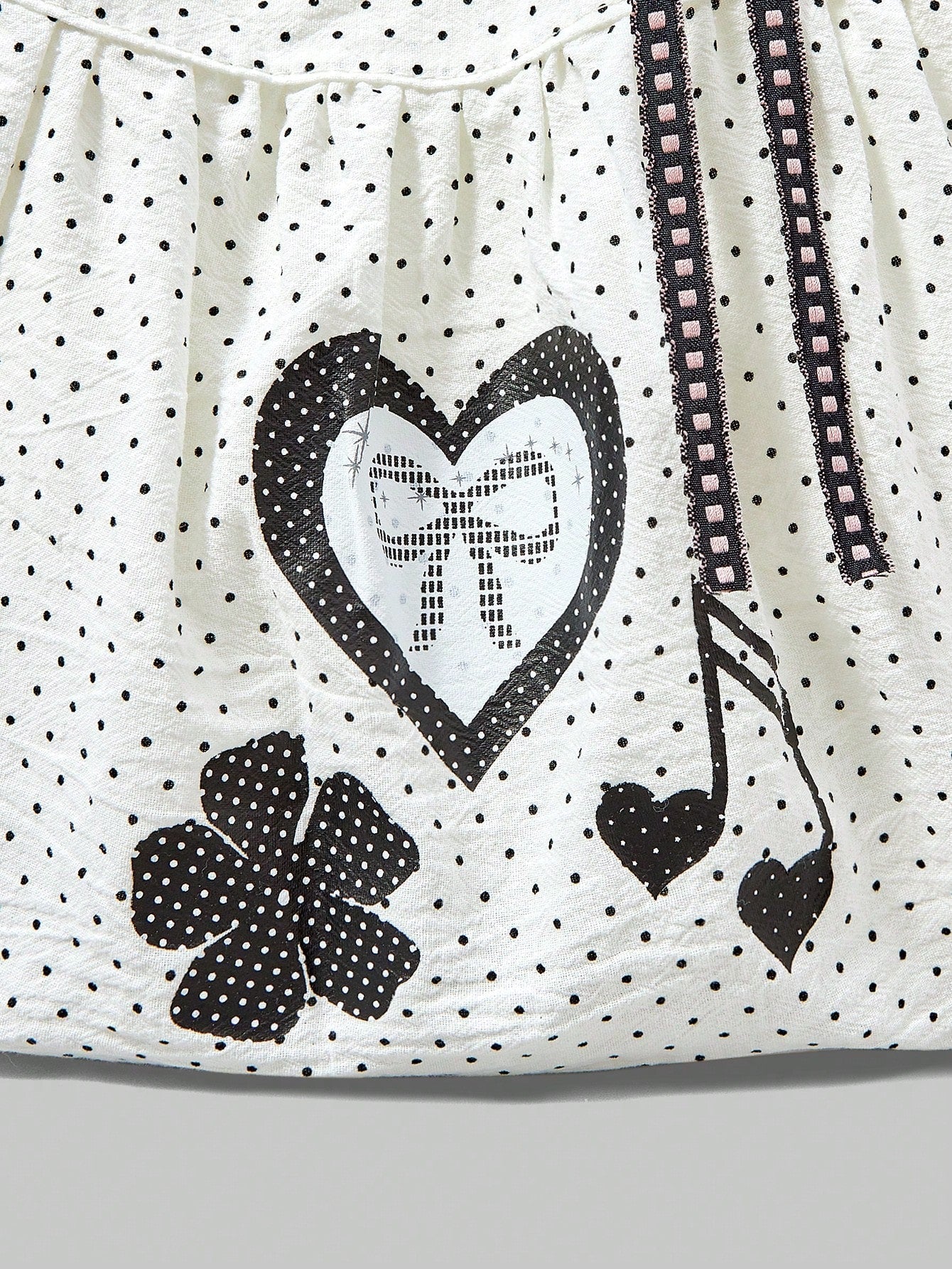 ROMWE Anime Vintage Crossbody Tote