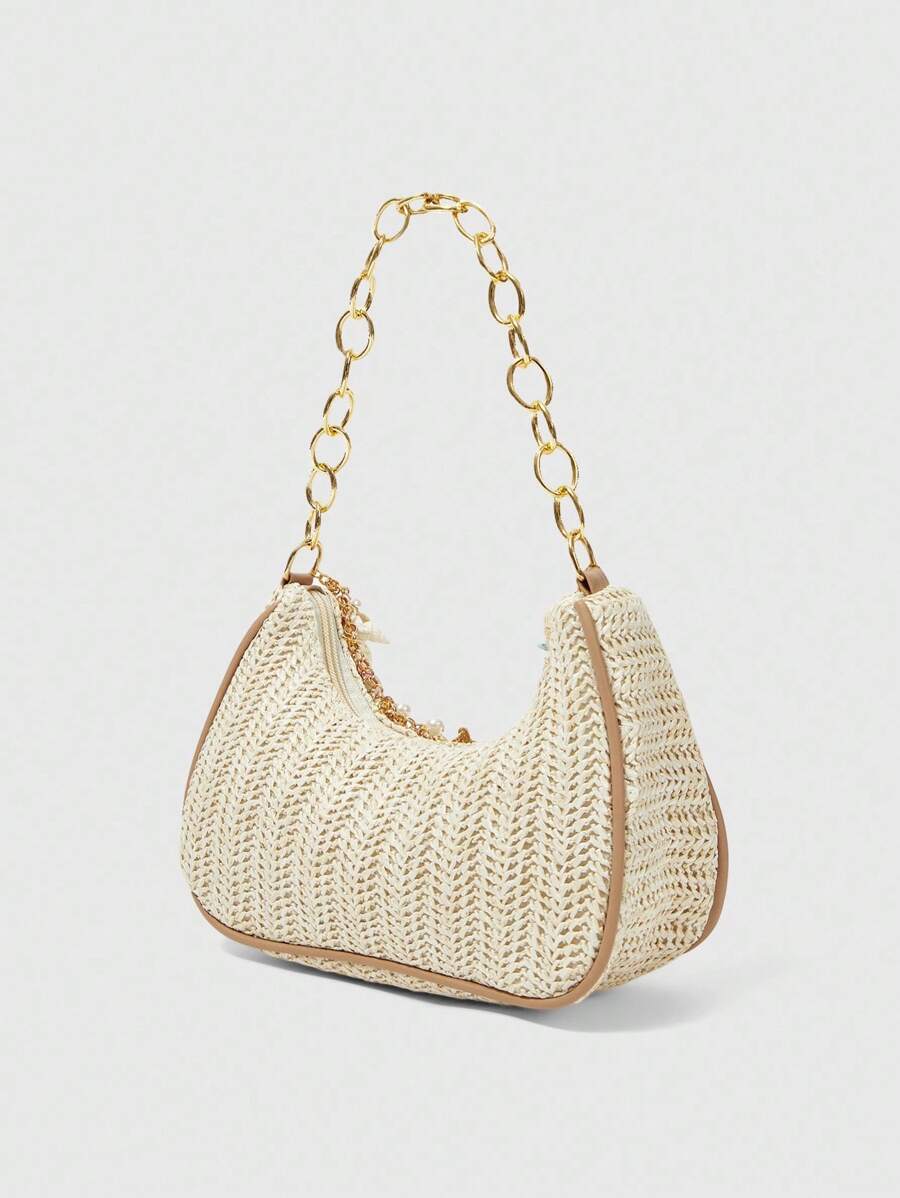 Viva Strut Summer Seaside Vacation Straw Bag