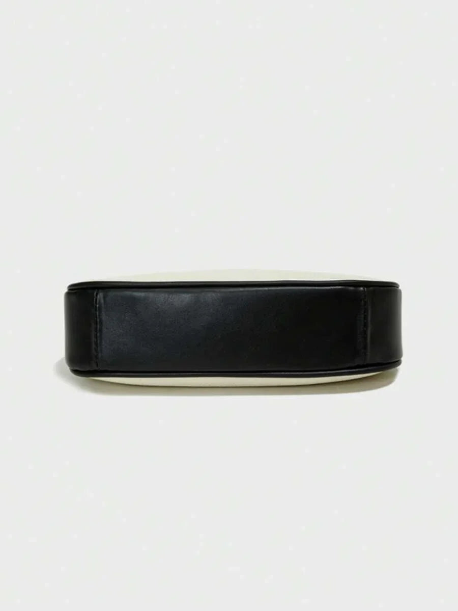 White Ladies' Shoulder Bag Made Of PU Material