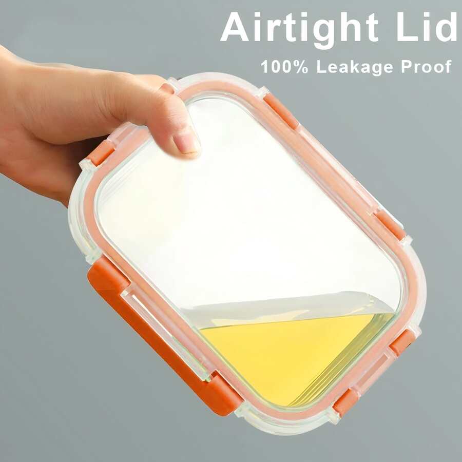 10/2pcs Set High Borosilicate Glass Food Storage