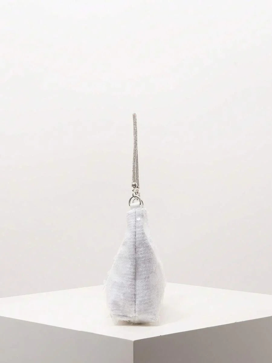 Random Pattern Shoulder Bag, Sequin Bag