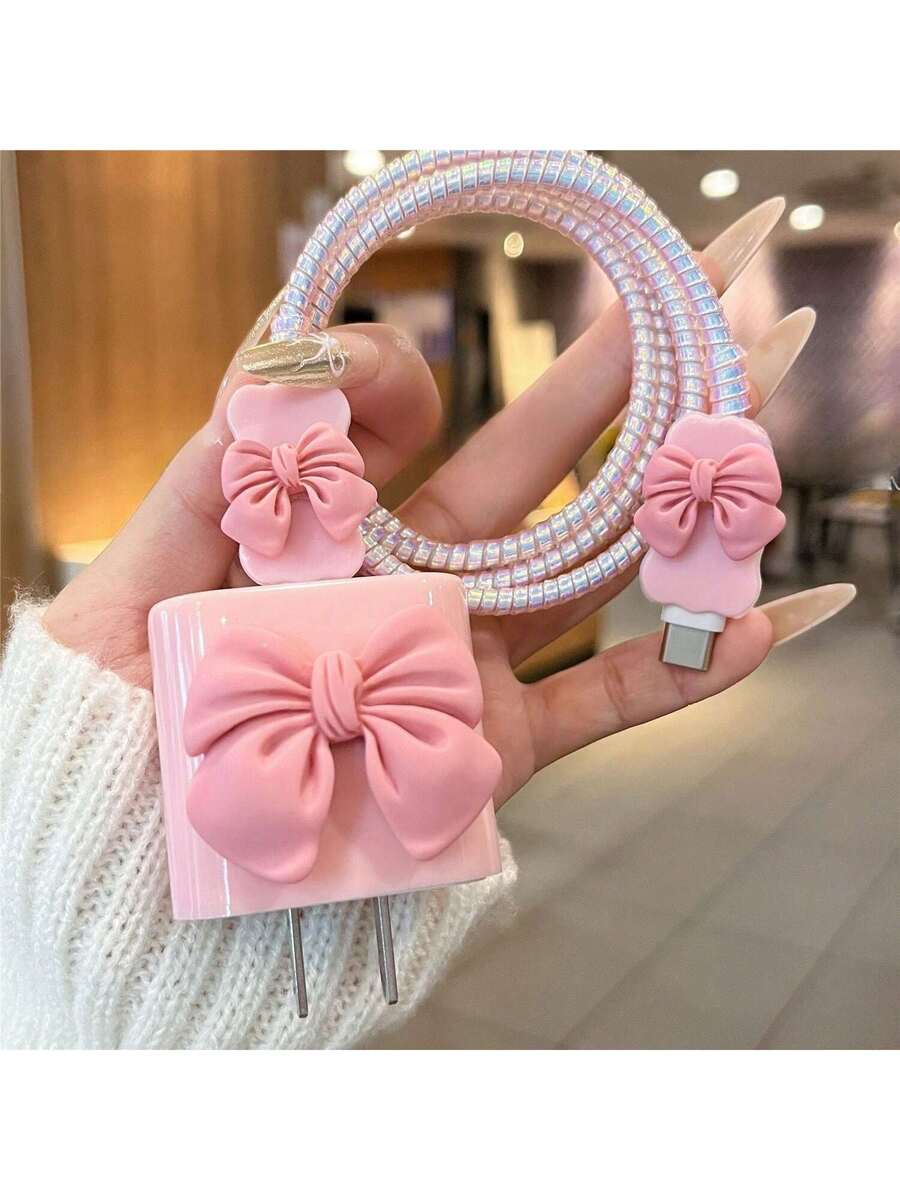 Pink Charger Head Protective Cover