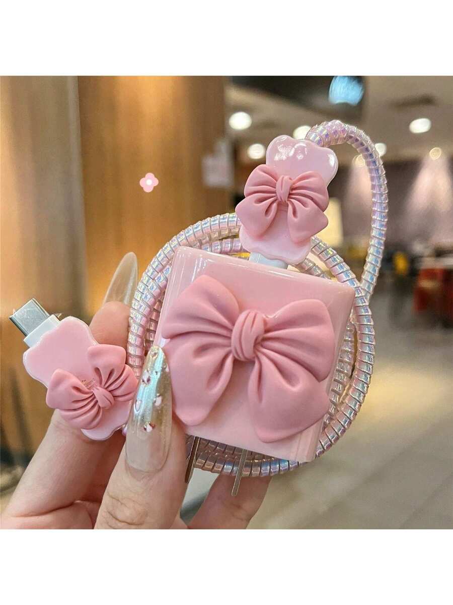 Pink Charger Head Protective Cover