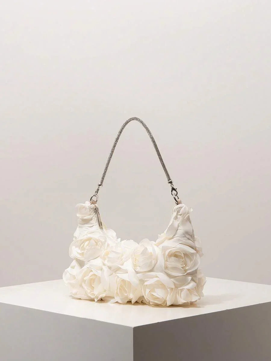 Random Pattern Shoulder Bag, Sequin Bag
