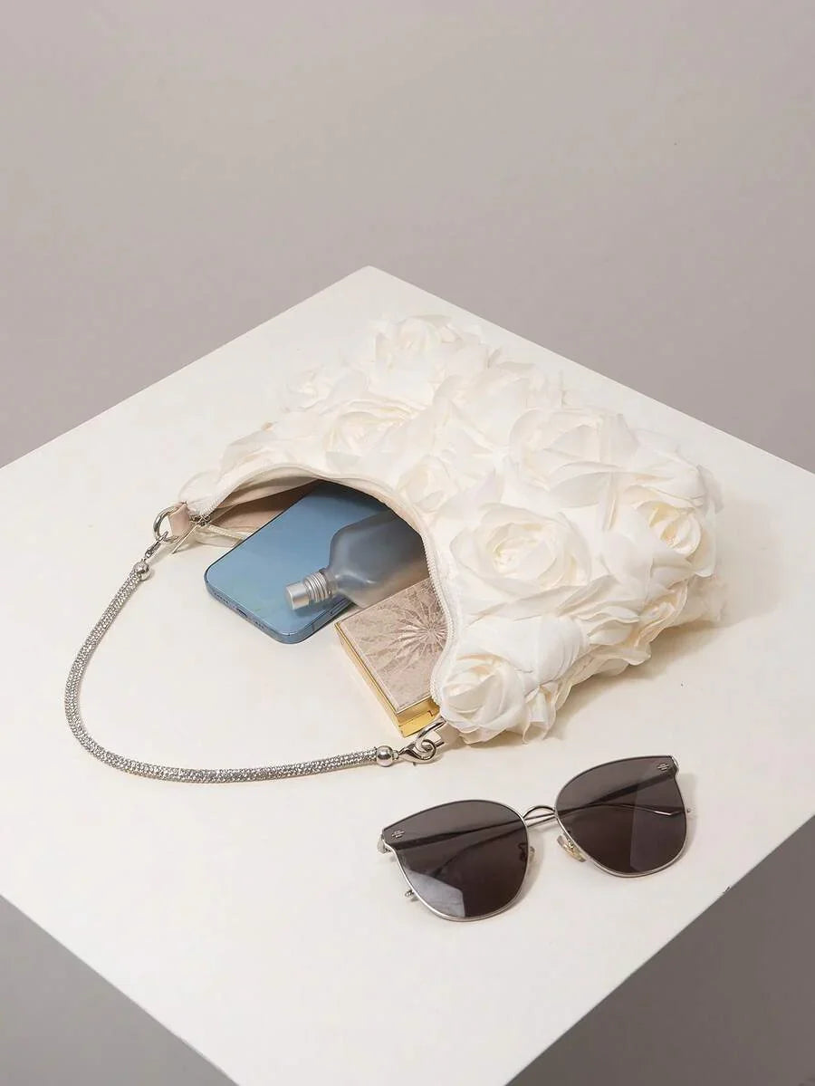 Random Pattern Shoulder Bag, Sequin Bag