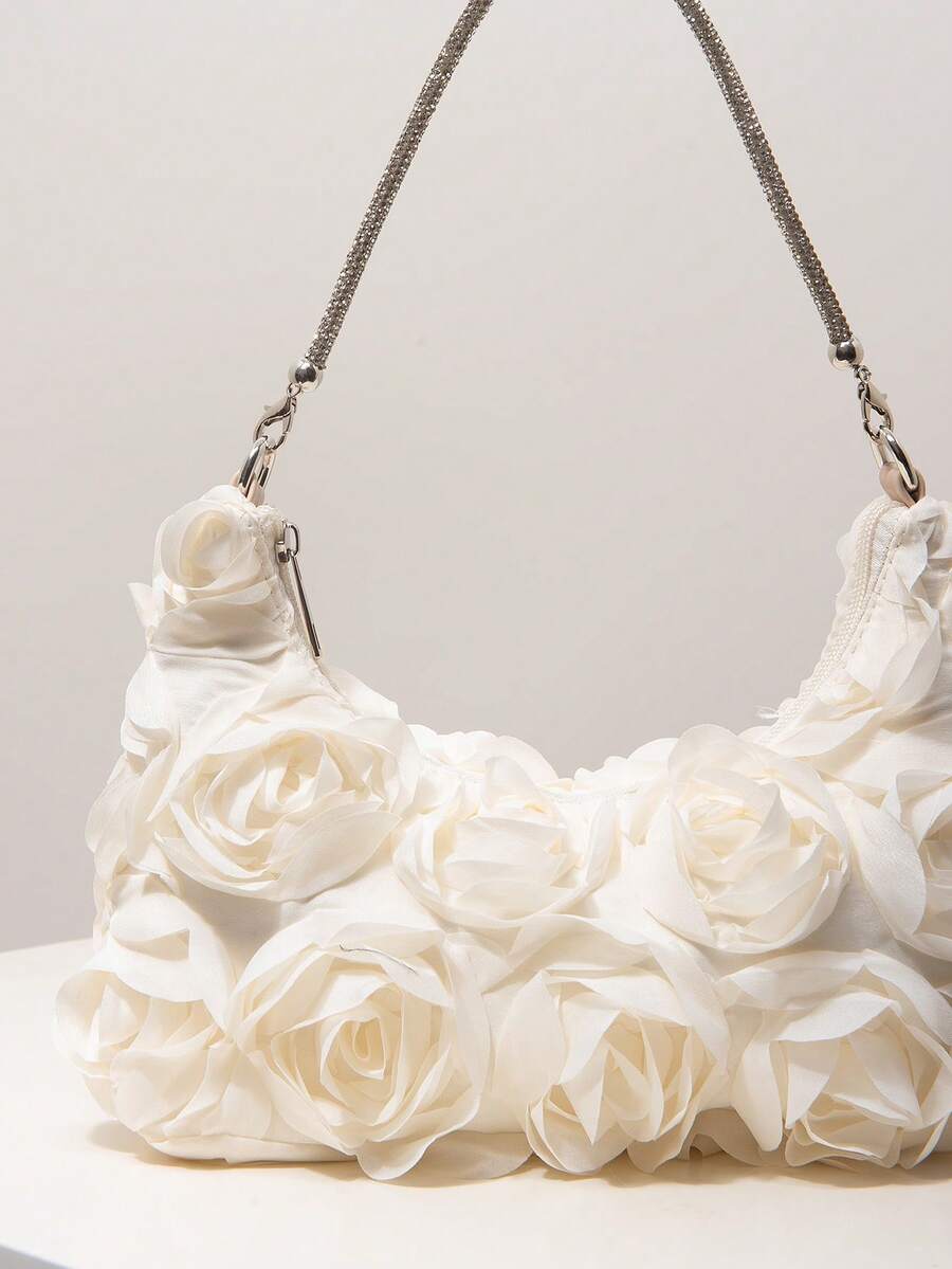 Random Pattern Shoulder Bag, Sequin Bag