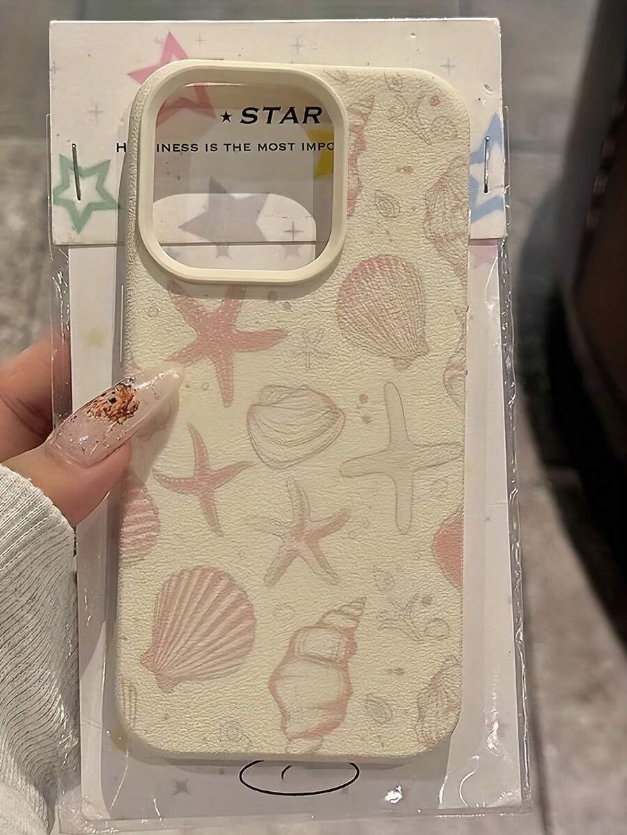 Iphone Pink White TPU Fashion Shockproof Mobile Cover