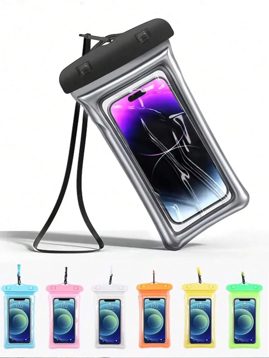 PVC Waterproof Phone Pouch With Lanyard