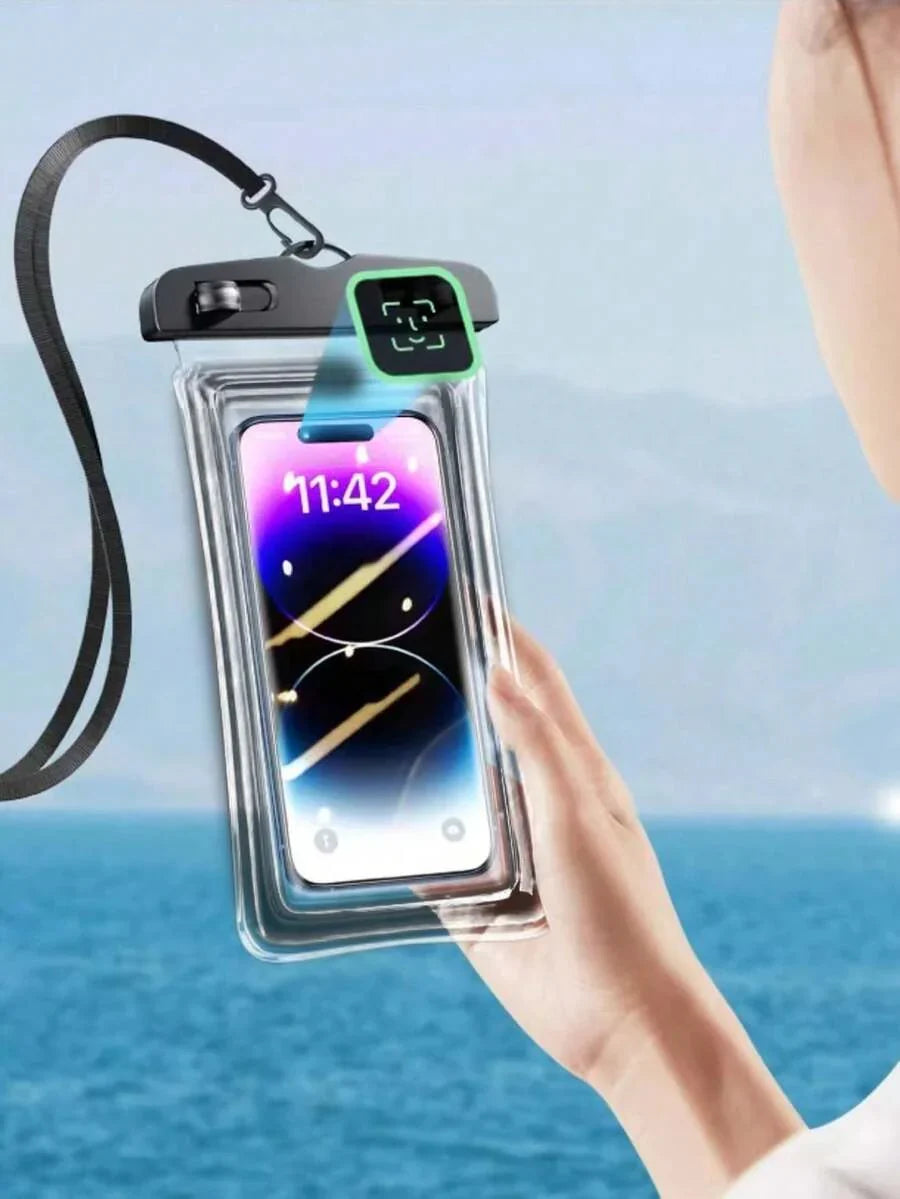 PVC Waterproof Phone Pouch With Lanyard