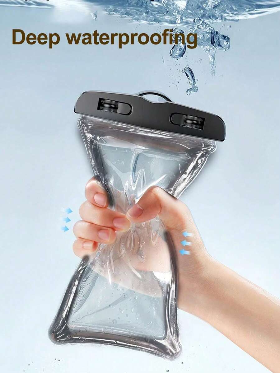 PVC Waterproof Phone Pouch With Lanyard