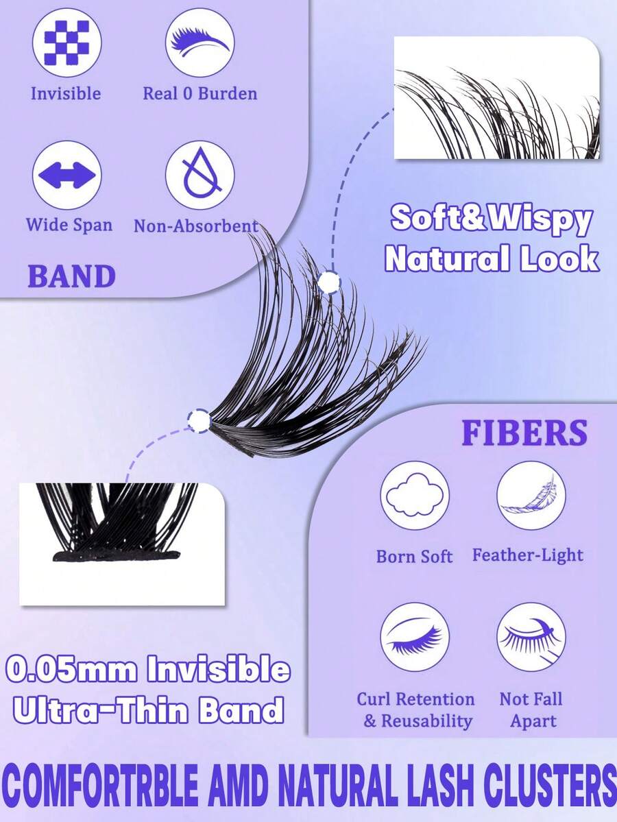 MEM Eyelash Extension Kit, DIY Eyelash Extension Set