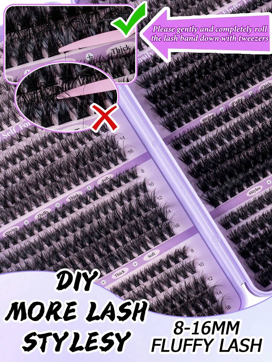 MEM Eyelash Extension Kit, DIY Eyelash Extension Set