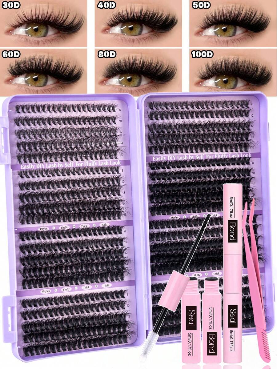 MEM Eyelash Extension Kit, DIY Eyelash Extension Set