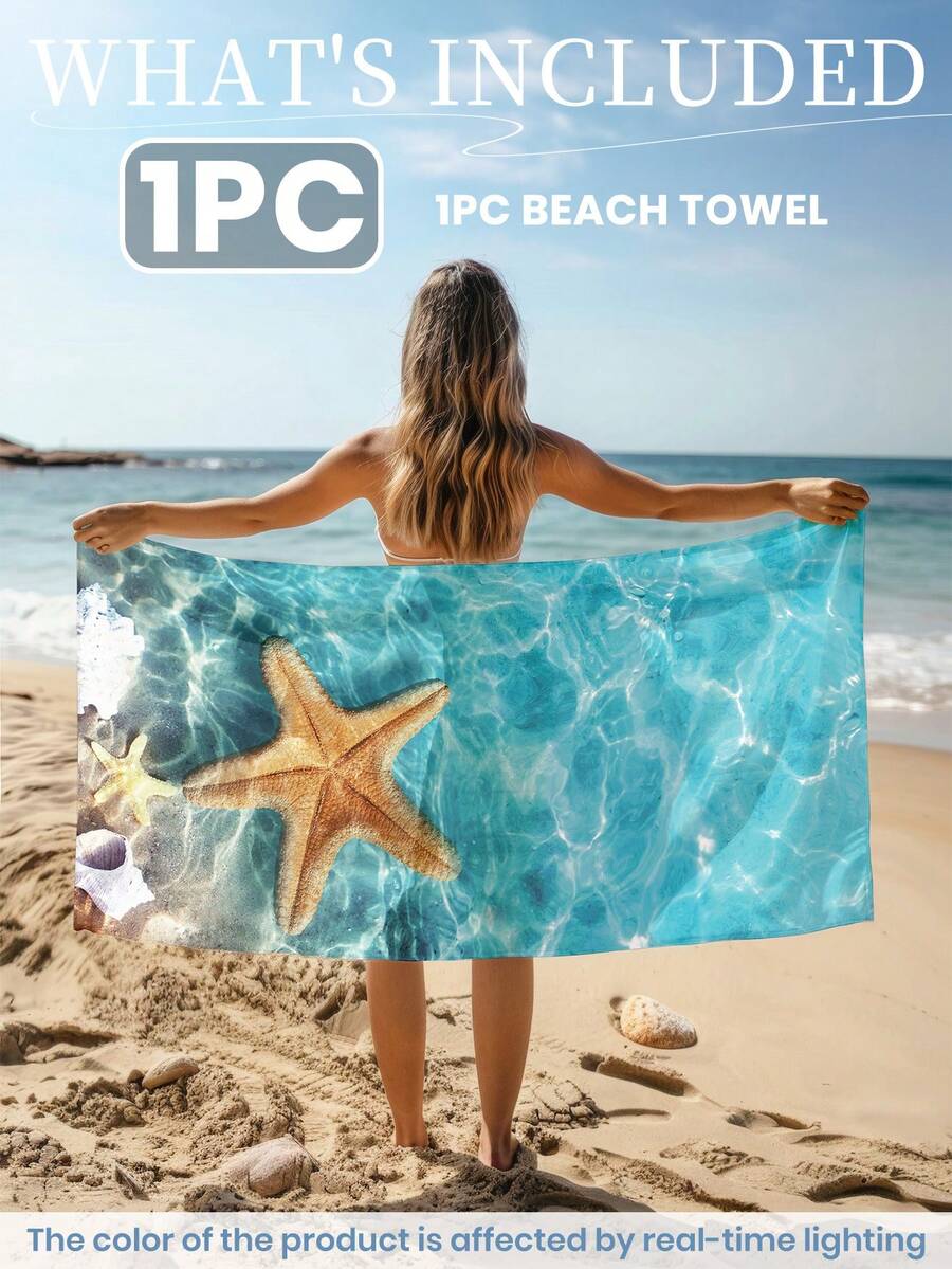 Printed Beach Towel, Flamingo Pattern Swimwear