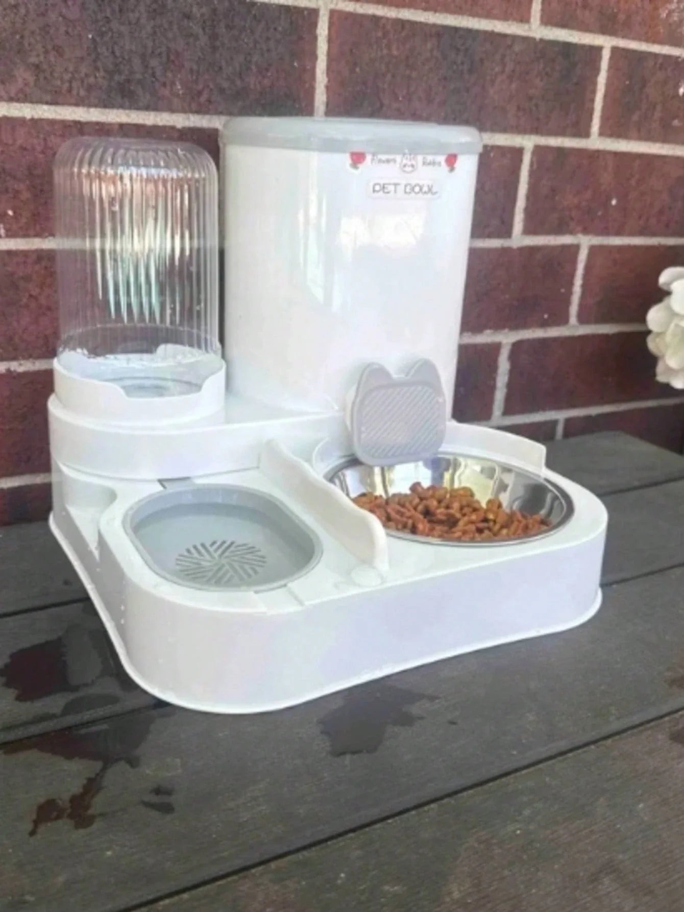 2-in-1 Cat Feeding Station