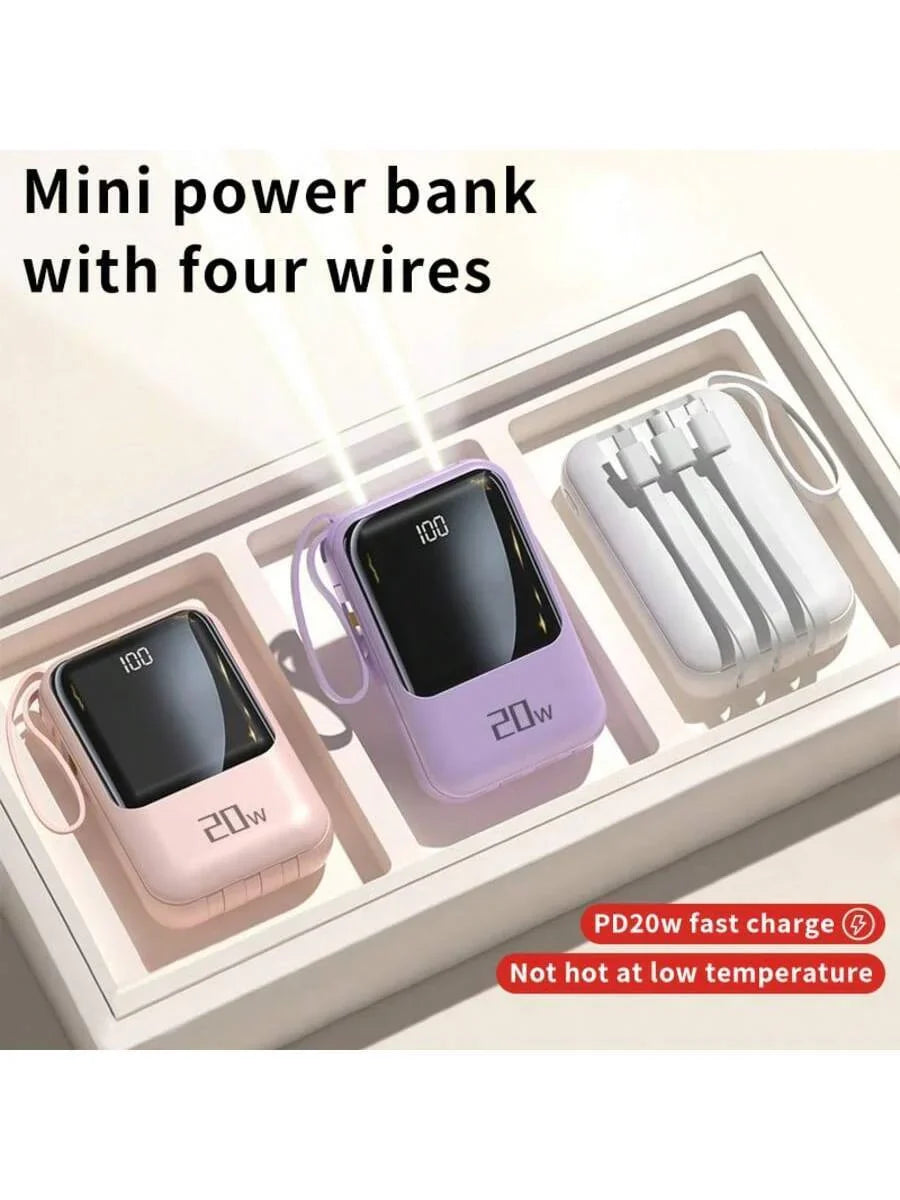 Small Portable Charger Power Bank PD20w Fast Charging