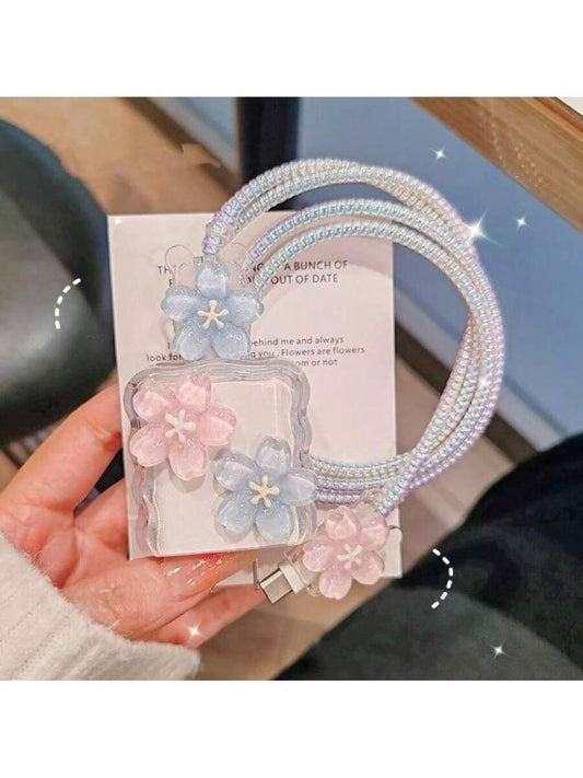 Minimalist Floral Charging Protector Case