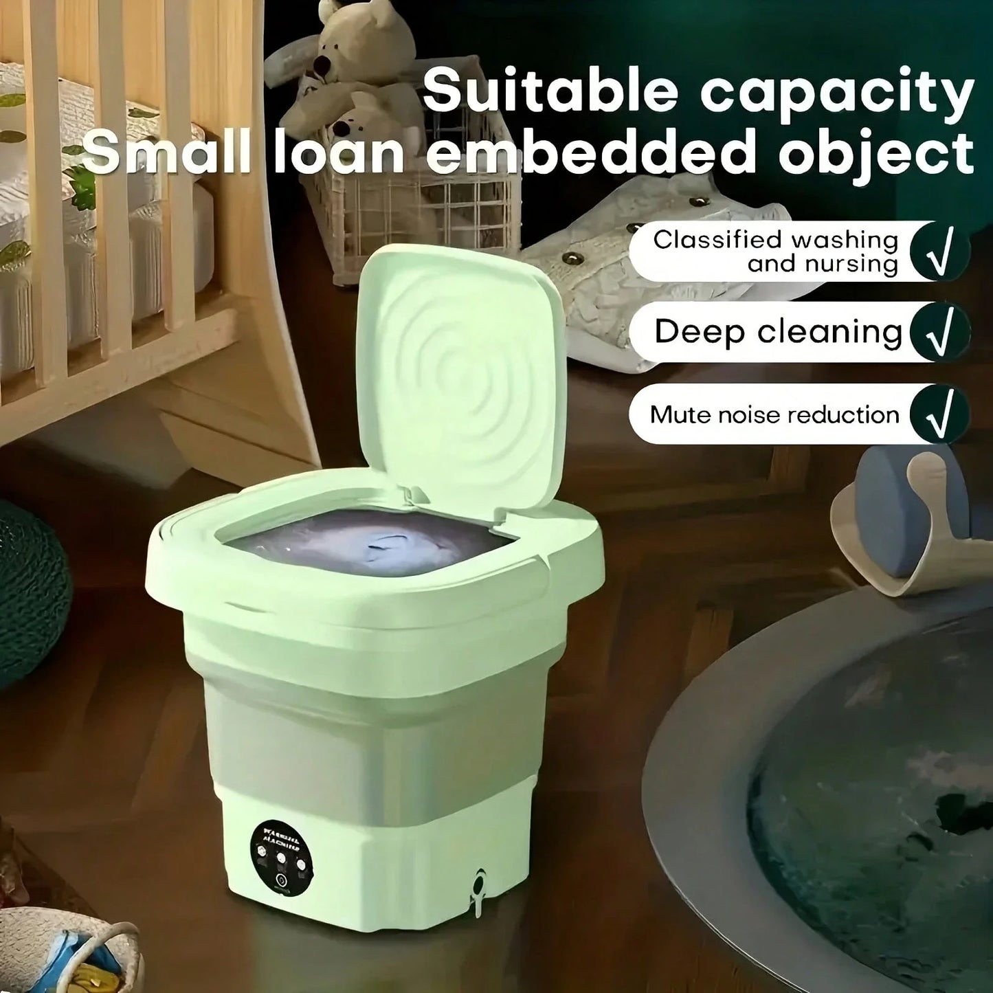 Portable 11L Mini Washing Machine