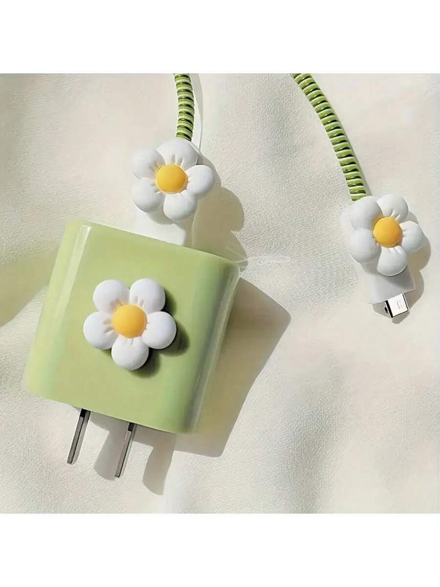 Minimalist Floral Charging Protector Case