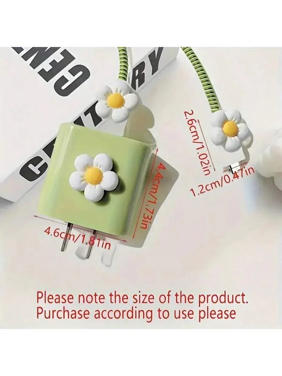 Minimalist Floral Charging Protector Case