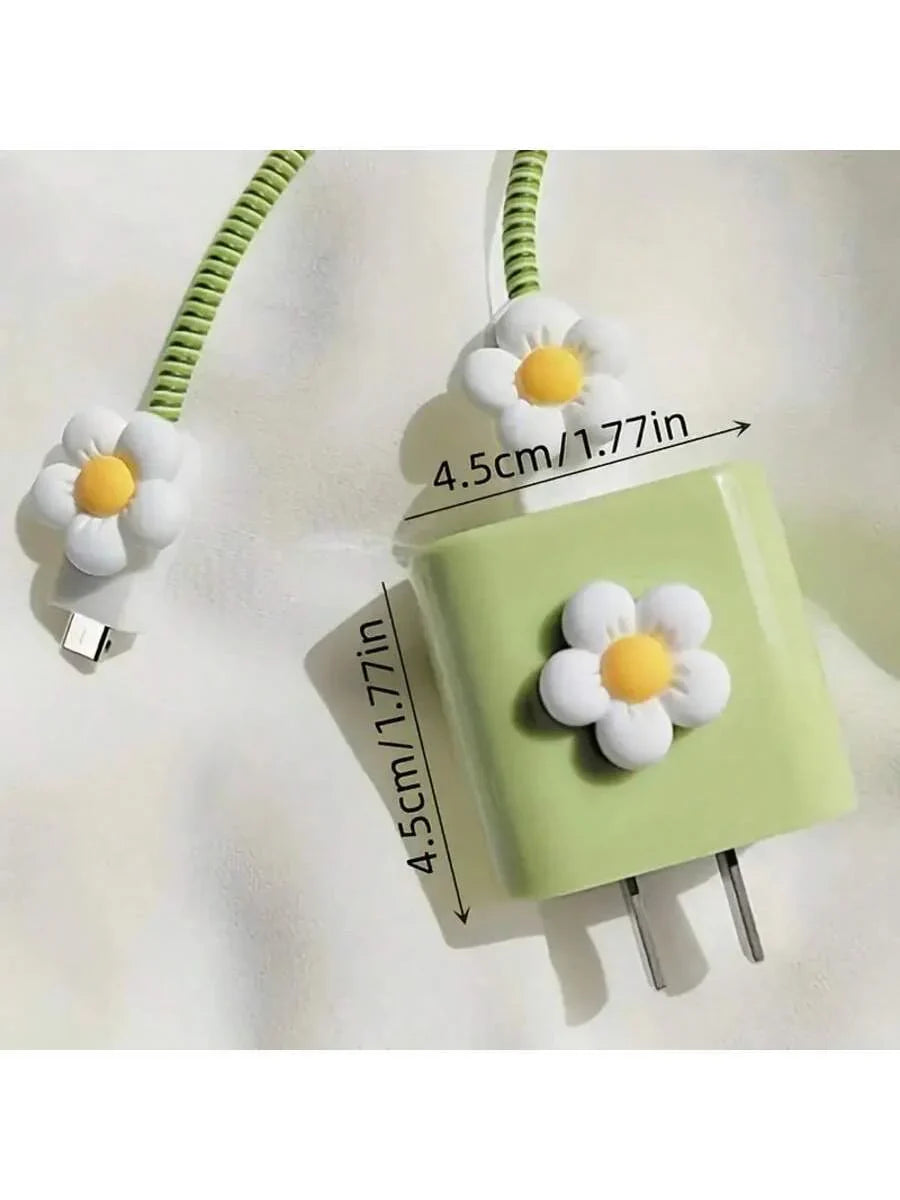 Minimalist Floral Charging Protector Case