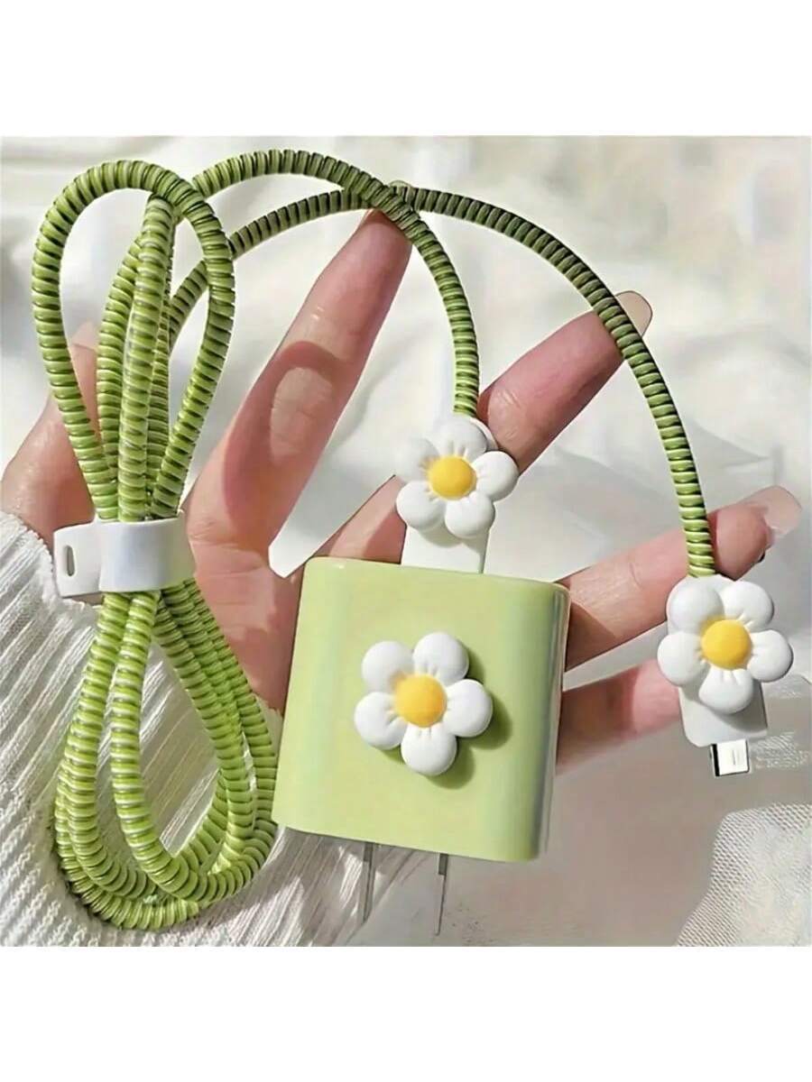 Minimalist Floral Charging Protector Case