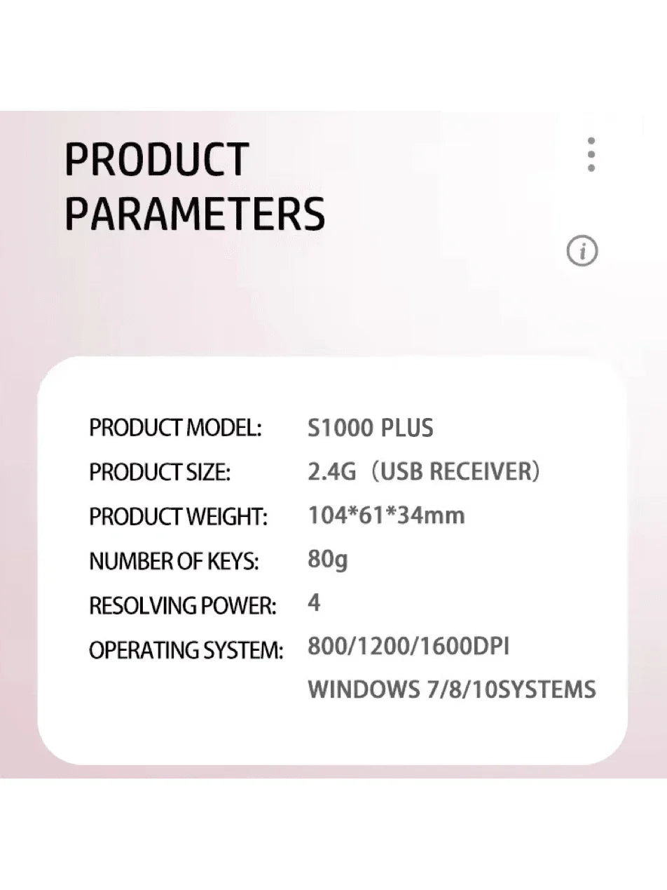 HP Wireless Mouse, Cute Silent, 2.4GHz Stable Connection