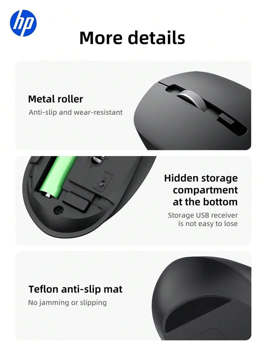 HP Wireless Mouse, Cute Silent, 2.4GHz Stable Connection