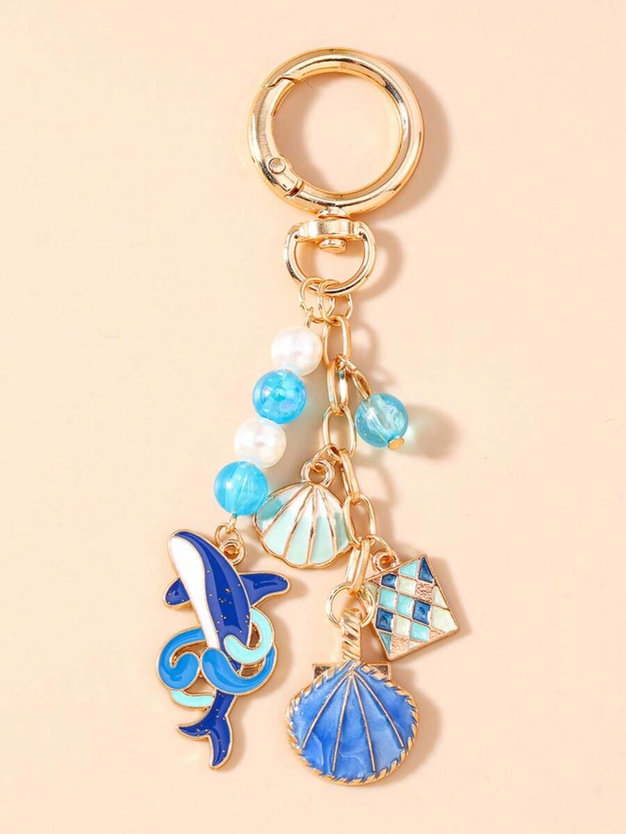 Unisex Marine Animal Keychain Sea Star