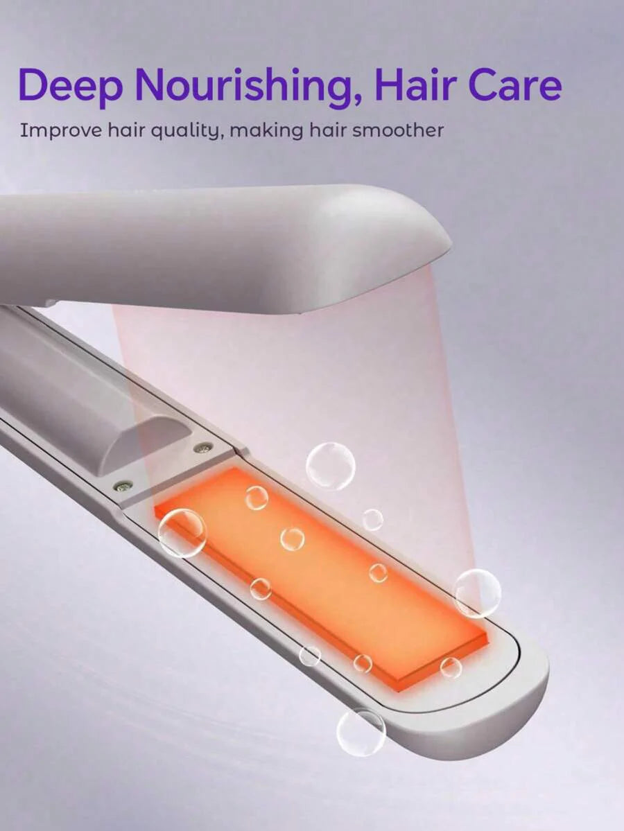 HYUNDAI 2-In-1 Mini Wireless Tourmaline Ceramic Hair Curler