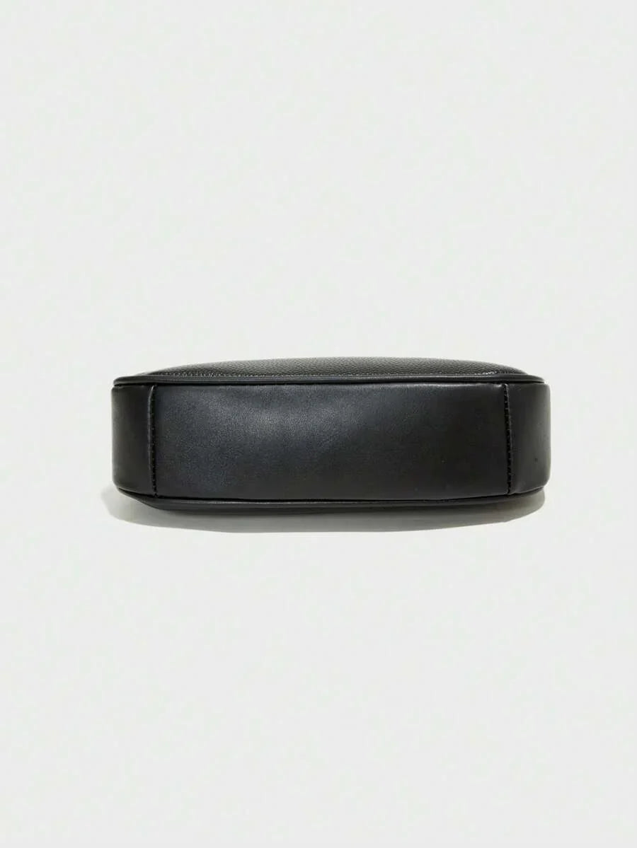 White Ladies' Shoulder Bag Made Of PU Material