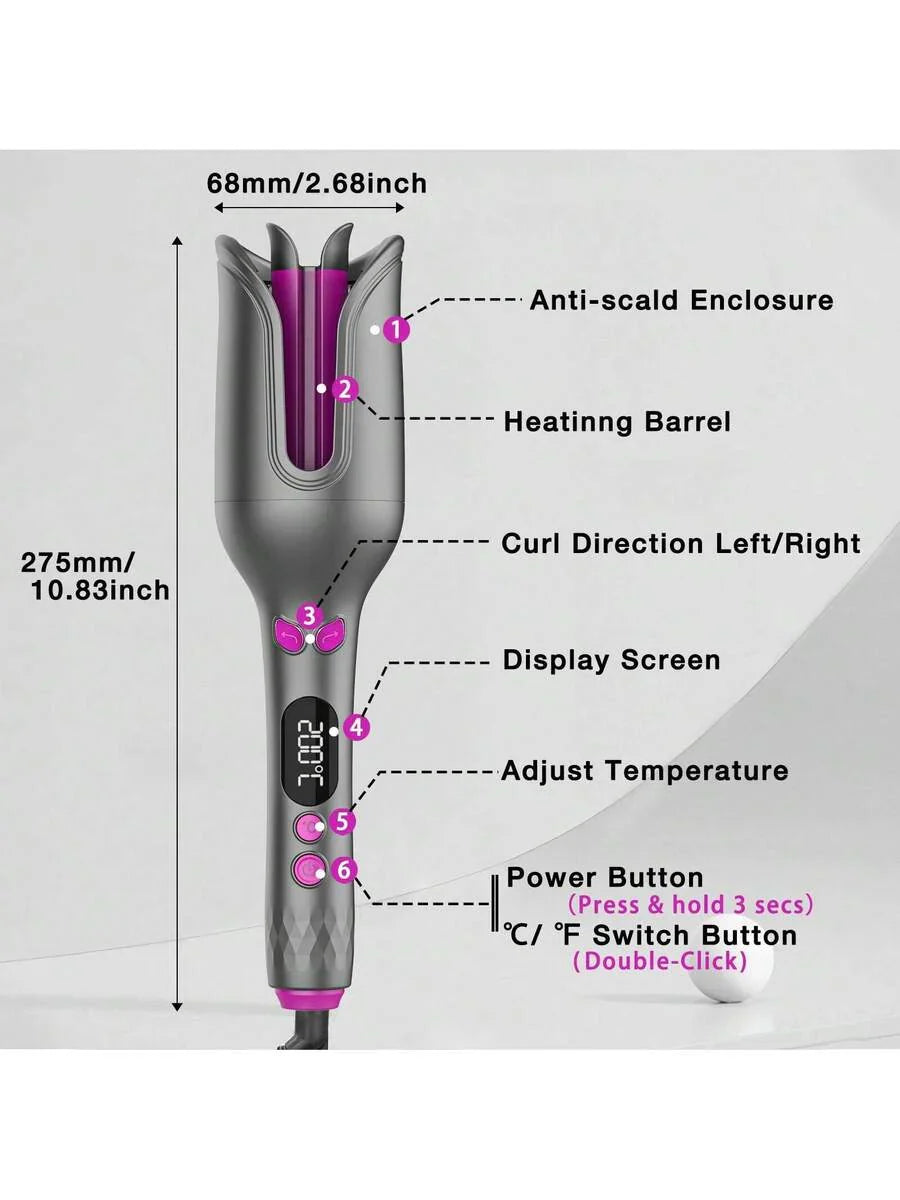 GENAI Automatic Hair Curler, Curling Iron