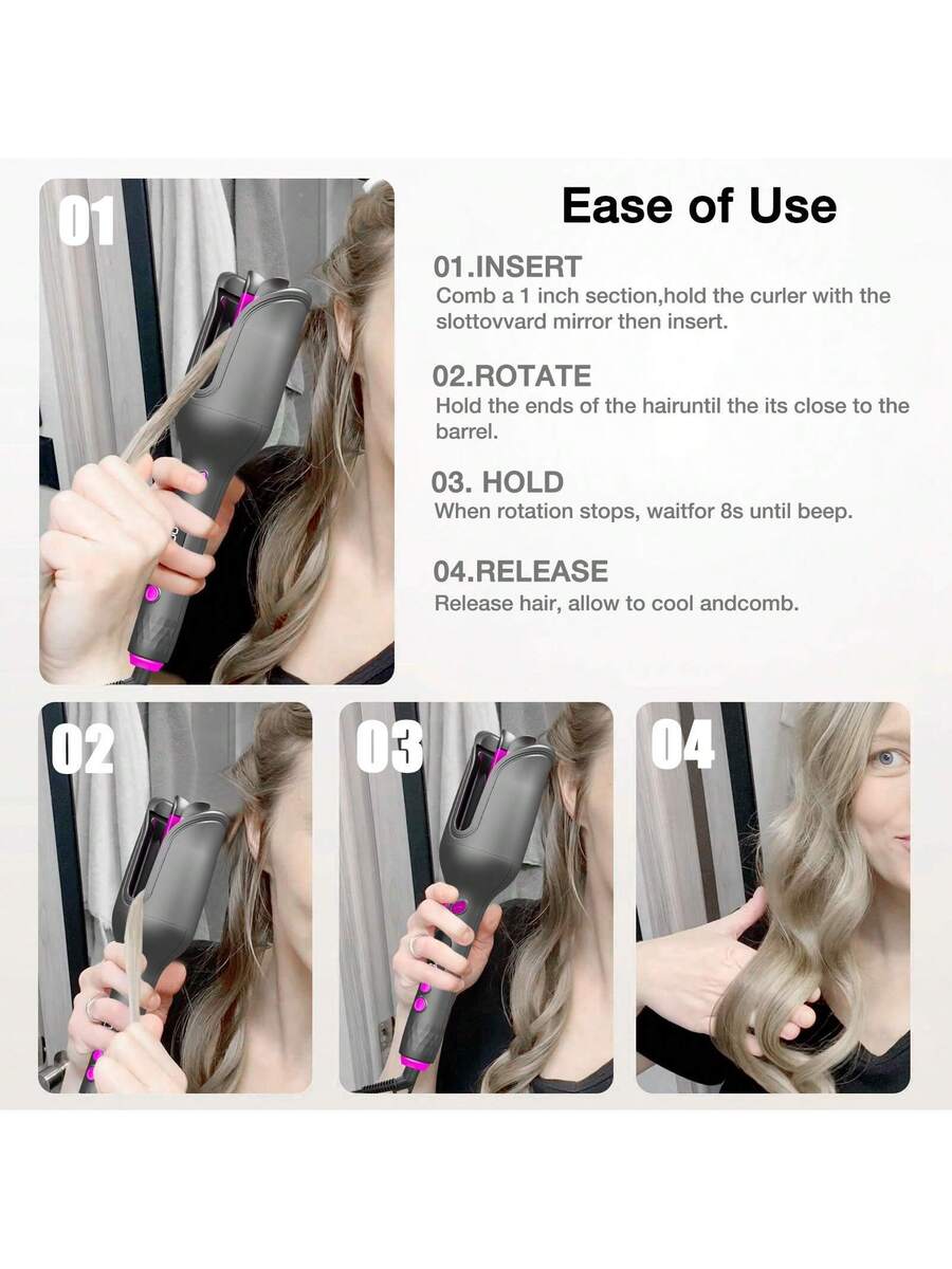 GENAI Automatic Hair Curler, Curling Iron