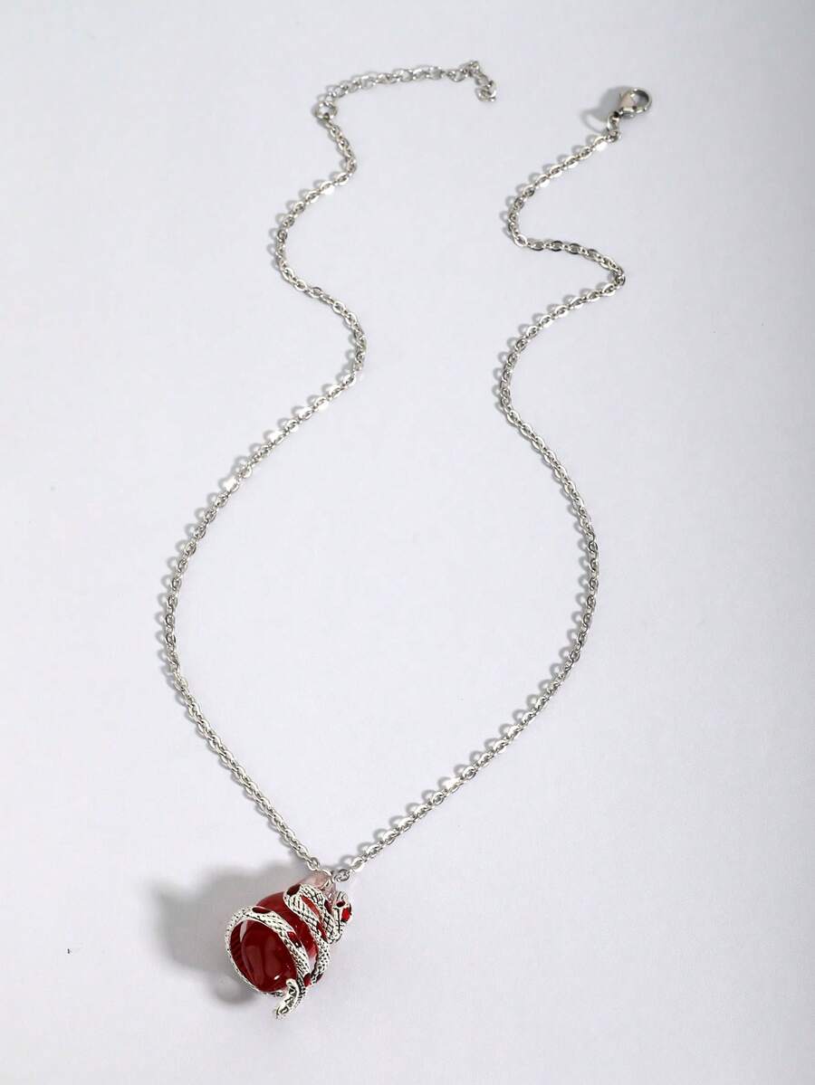 Vintage Gothic Style Rhinestone Cross Necklace