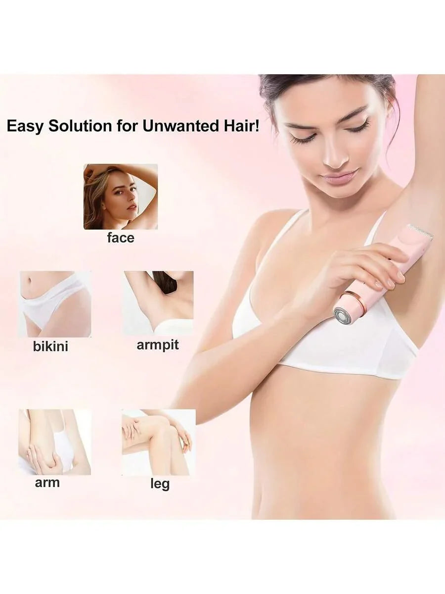 2 In 1 Women Electric Razor & Bikini Trimmer