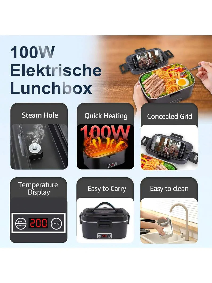 1.8L Electric Lunch Box With Digital Temperature Display