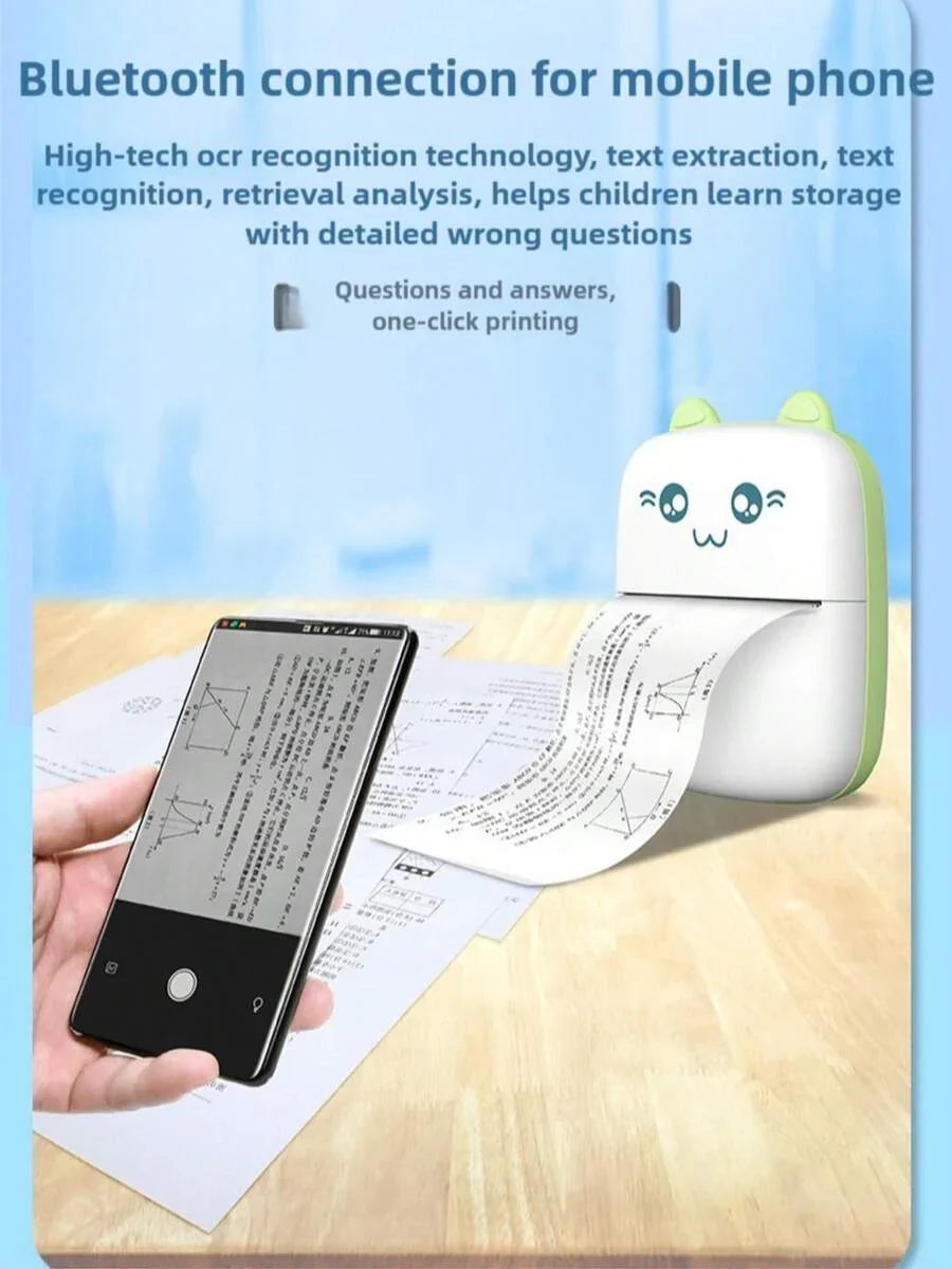 SOKANY 1pc Mini Portable Thermal Printer