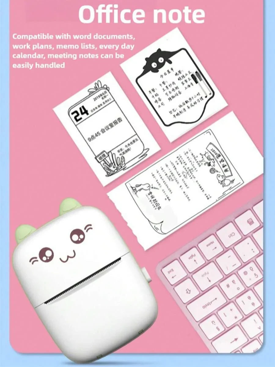 SOKANY 1pc Mini Portable Thermal Printer