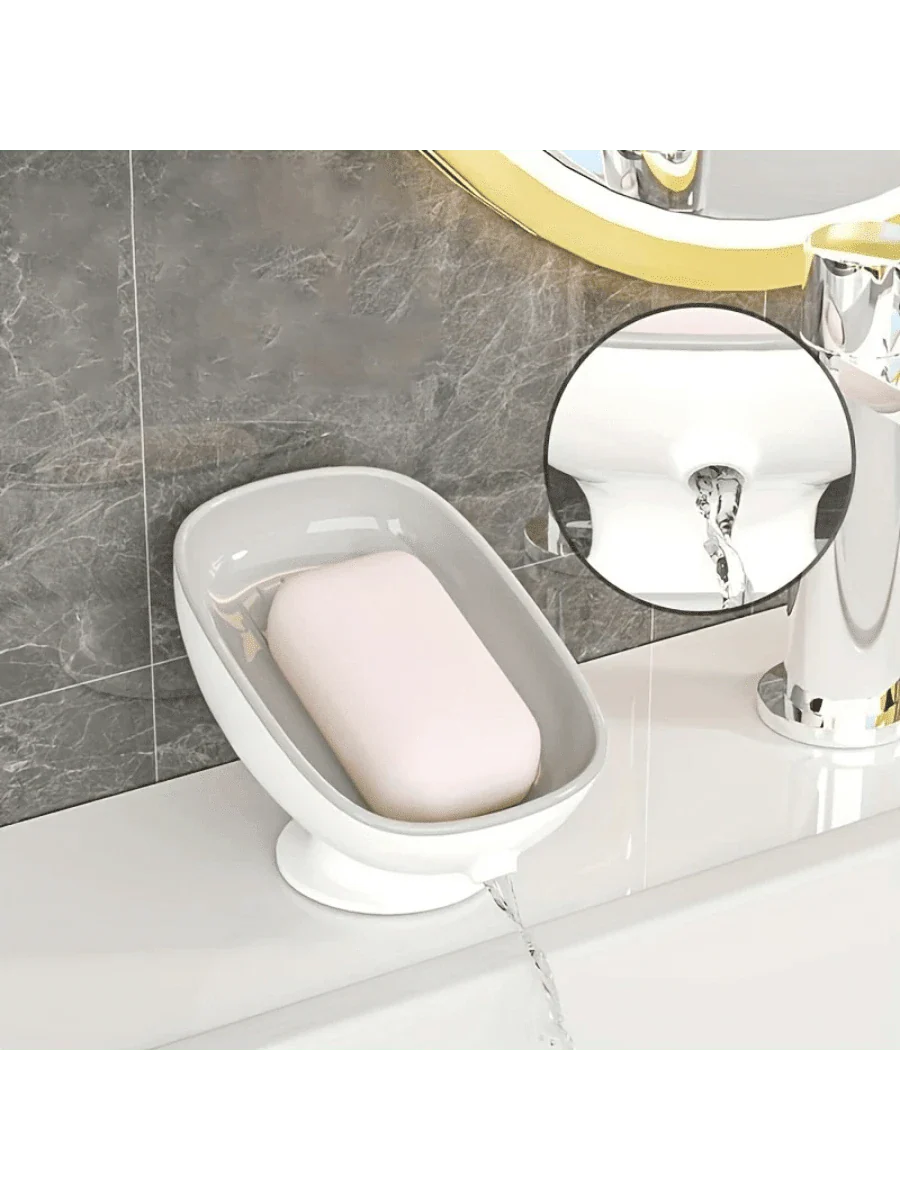 PS Double-Layer Soap Holder