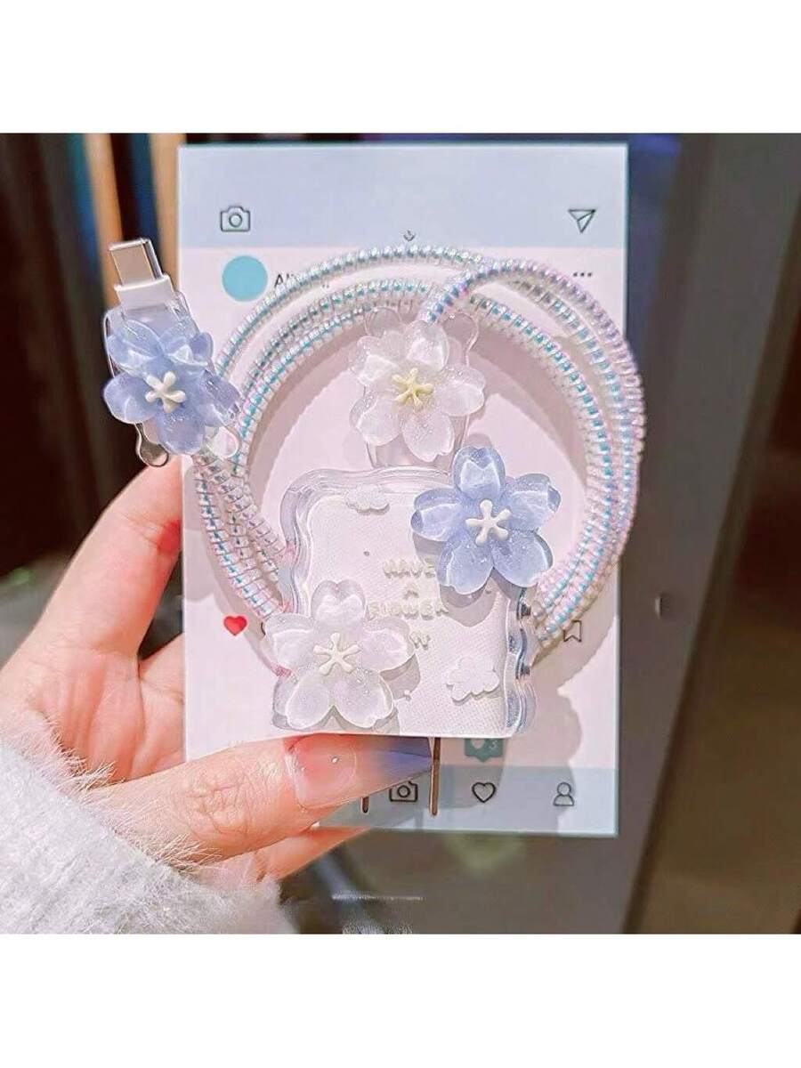 Minimalist Floral Charging Protector Case