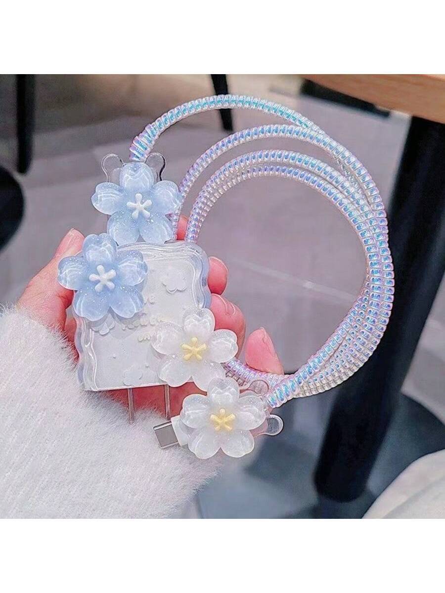 Minimalist Floral Charging Protector Case