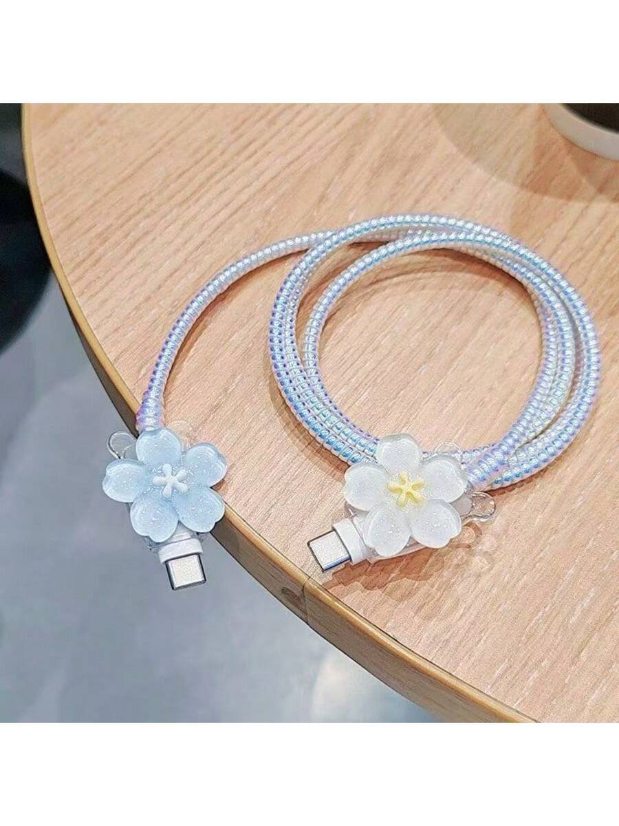 Minimalist Floral Charging Protector Case