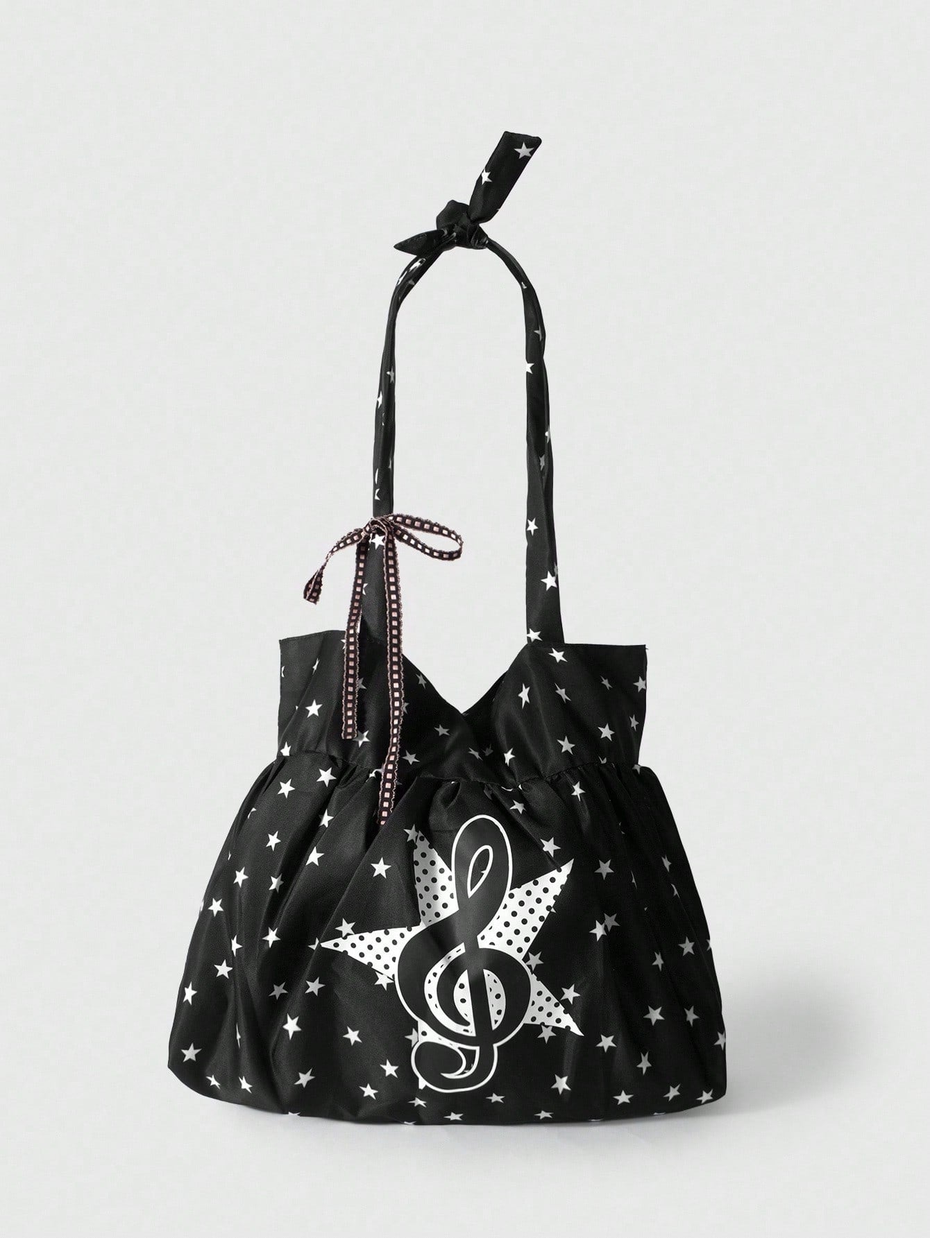 ROMWE Anime Vintage Crossbody Tote