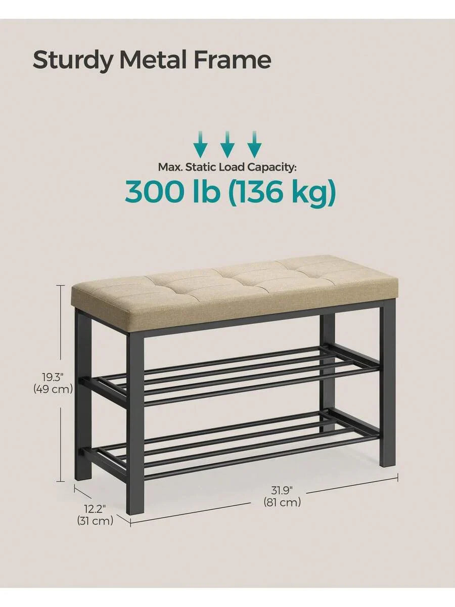 SONGMICS Shoe Bench