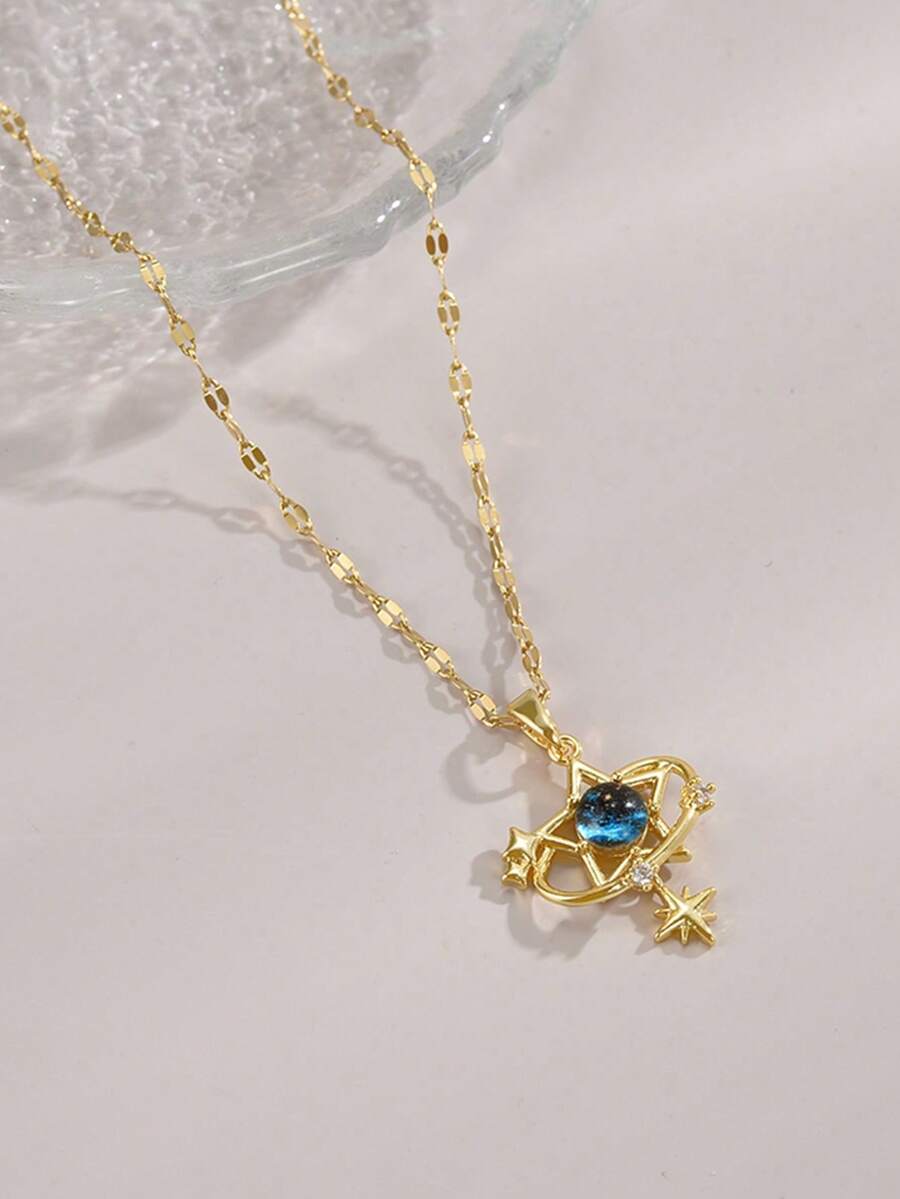 1pc Fashionable Starry Sky, Butterfly