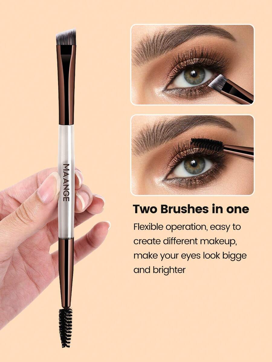 MAANGE Professional Soft Hair Aluminum Tube Makeup Brush Set