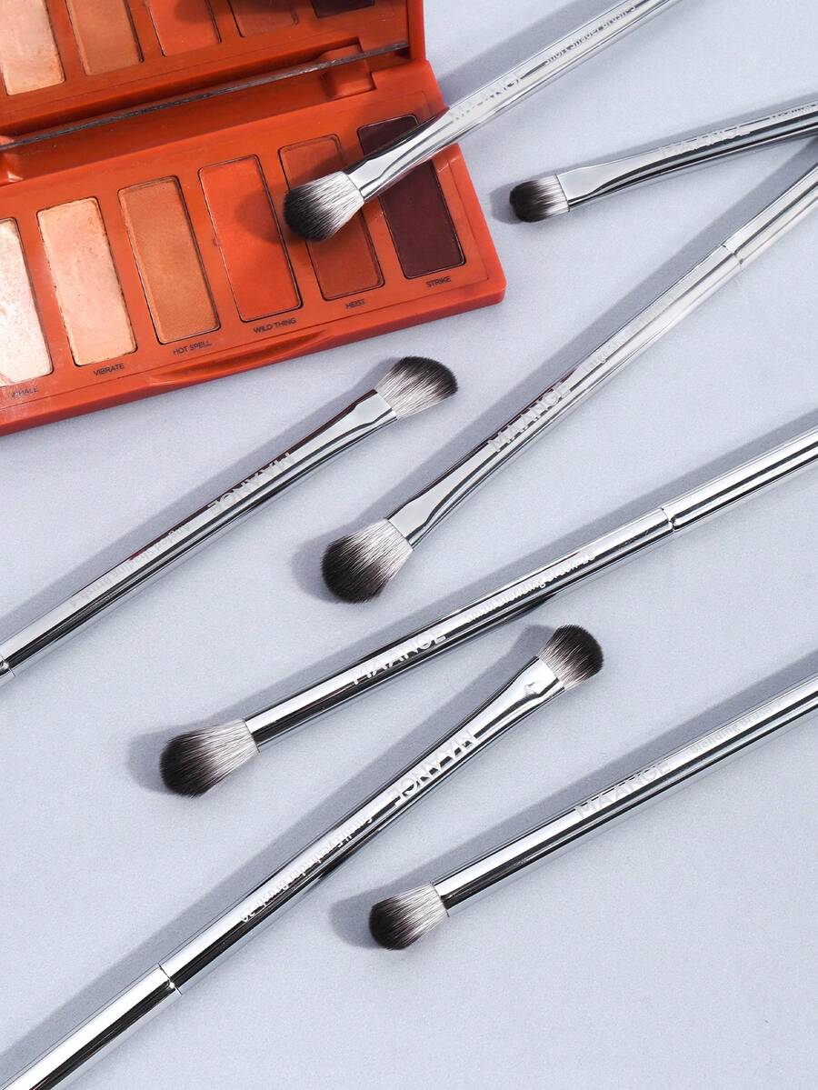 MAANGE Professional Soft Hair Aluminum Tube Makeup Brush Set