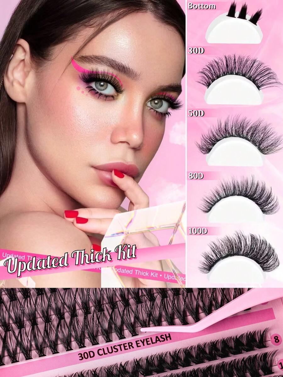 MEM Eyelash Extension Kit, DIY Eyelash Extension Set